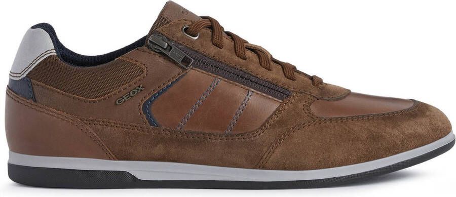 GEOX U Renan Heren Sneakers Bruin