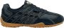 GEOX U Snake Original A heren leren sneaker slip-on U56MNB 022EK Blauw - Thumbnail 3
