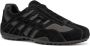 GEOX U Snake Original A heren leren sneaker slip-on U56MNB 022EK zwart - Thumbnail 2