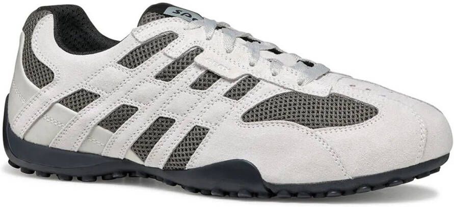GEOX U Snake Original A Leren herentrainers U55MNA 02214 White