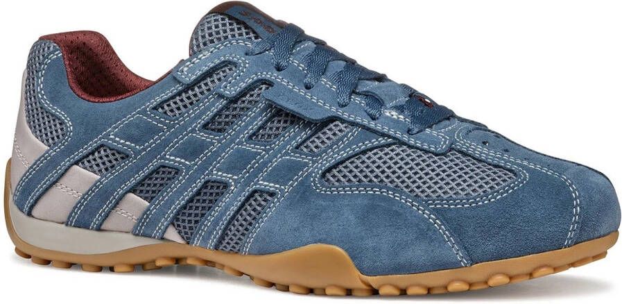 Geox Veterschoenen U SNAKE ORIGINAL veterschoen vrijetijdsschoen trekking sneaker met leren binnenzool