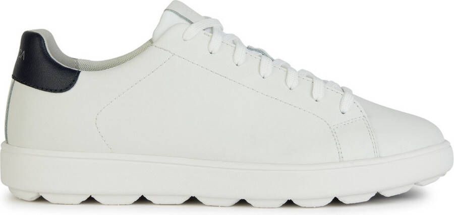 Geox Witte Marine Sneakers voor Mannen White Heren