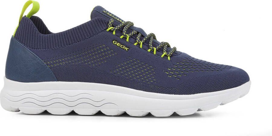 GEOX U Spherica Heren Sneakers Blauw