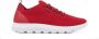 Geox Rode Casual Textiel Sneakers Red Heren - Thumbnail 1