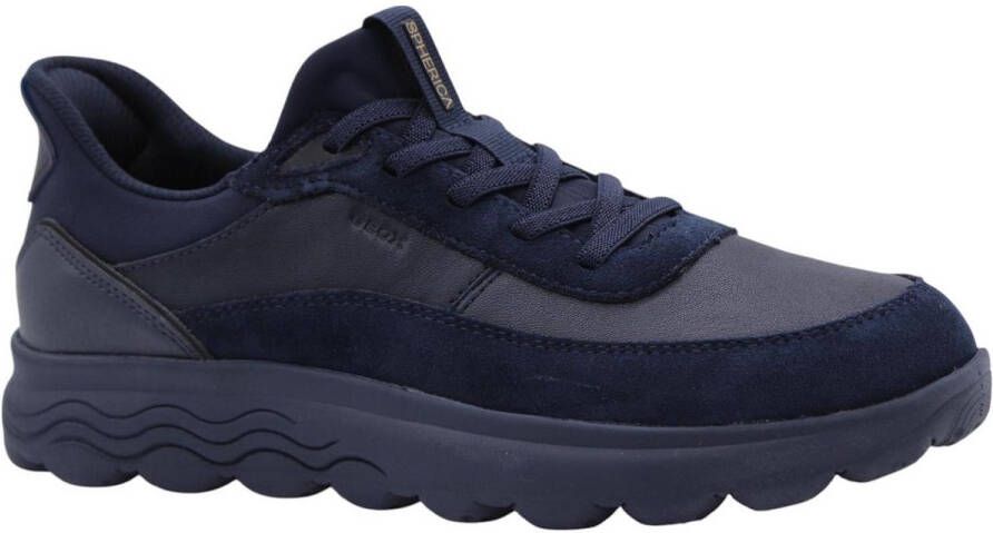 GEOX U Spherica Plus A herensneaker slip-on schoenen U56MPA 08522 Blauw