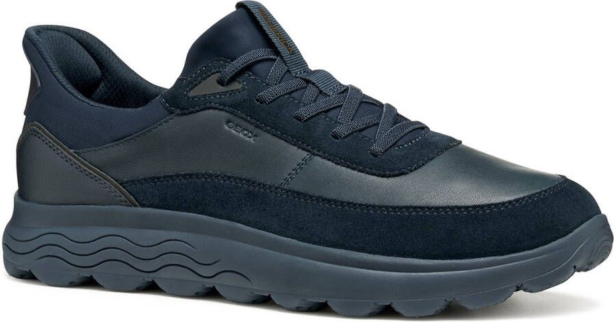 GEOX U Spherica Plus A herensneaker slip-on schoenen U56MPA 08522 Blauw