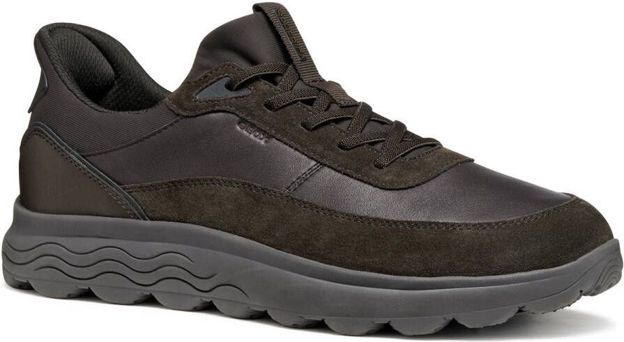 GEOX U Spherica Plus A herensneaker slip-on schoenen U56MPA 08522 bruin
