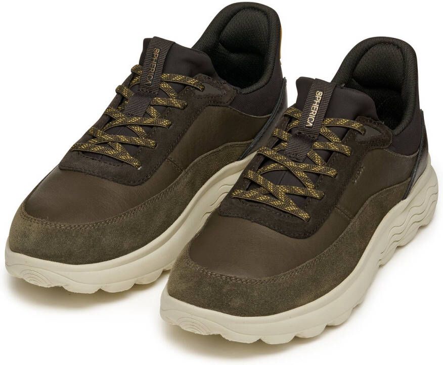 GEOX U Spherica Plus A herensneaker slip-on schoenen U56MPA 08522 groen