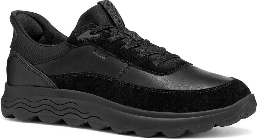 GEOX U Spherica Plus A herensneaker slip-on schoenen U56MPA 08522 zwart