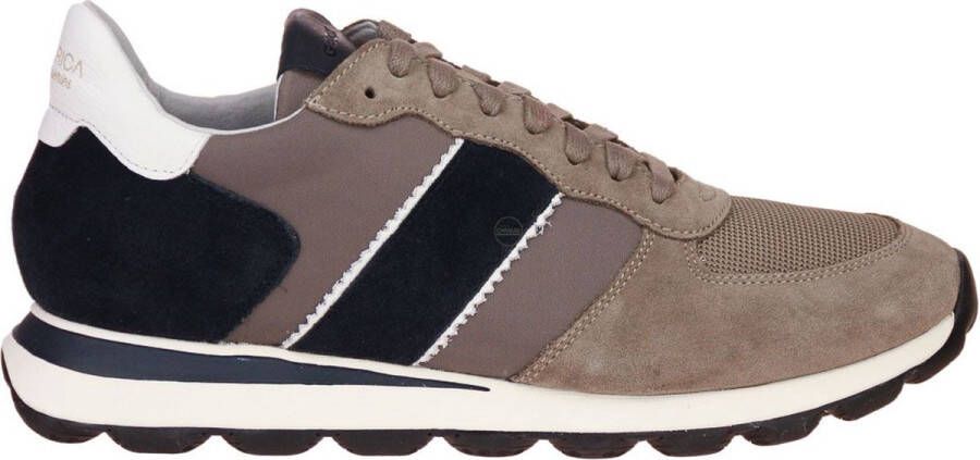 GEOX U SPHERICA VSERIES mannen Sneakers taupe navy