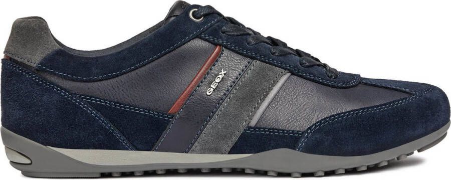 GEOX U Wells Heren Sneakers Blauw