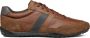 GEOX U WELLS Heren Veterschoenen BROWNCOTTO - Thumbnail 1