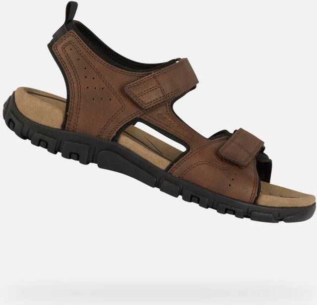 GEOX UOMO SANDAL STRADA B Sandalen DK BROWN