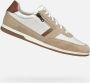 GEOX U554GA CasualHeren sneakersHeren veterschoenVrije tijdsschoenen Wit beige - Thumbnail 1