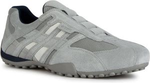 GEOX Uomo Snake L Slip-on Schoenen Grijs Man