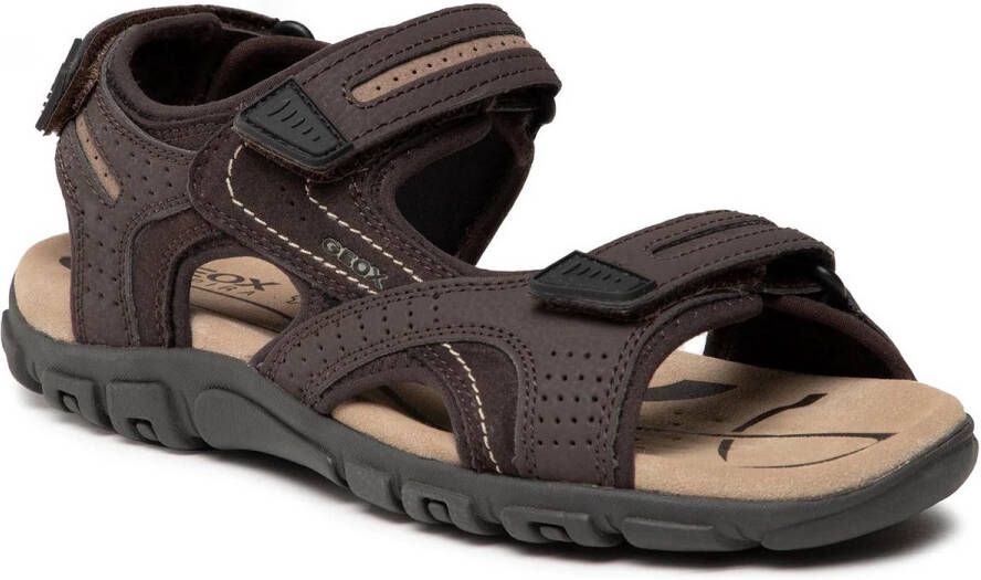 Geox Sandalen UOMO SANDAL STRADA zomerschoen klittenbandschoen outdoorsandaal trekkinglook