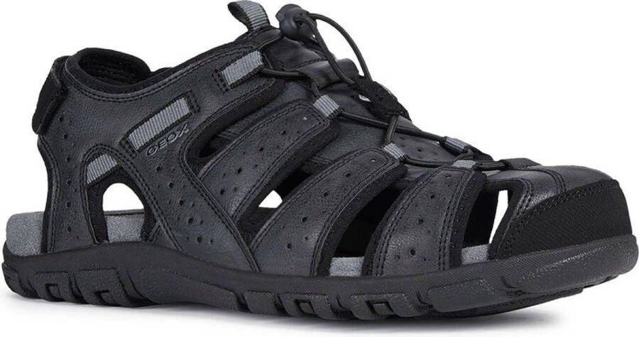 GEOX Uomo Strada Sandalen Zwart Man