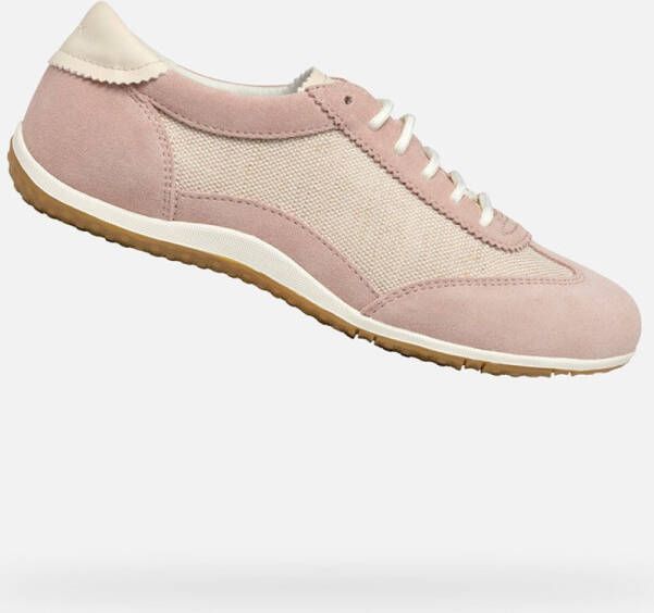 GEOX VEGA DAMES Sneakers LICHTE TAUPE BEIGE