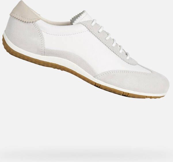 GEOX VEGA DAMES Sneakers MELKWIT IJSWIT