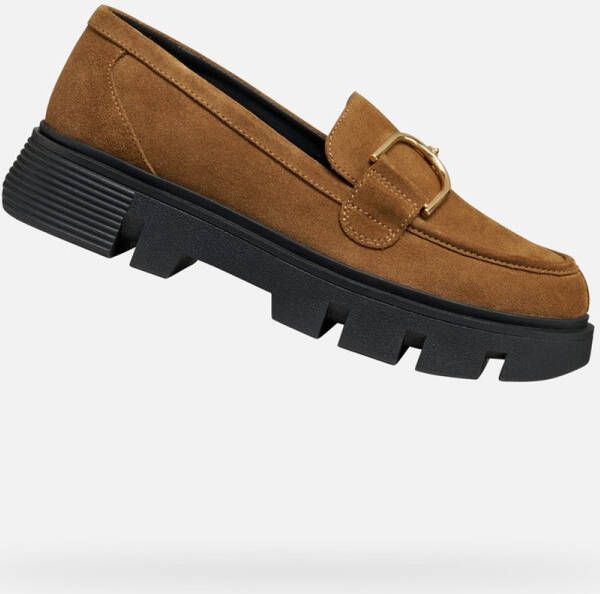 GEOX VILDE DAMES Loafers BRUIN