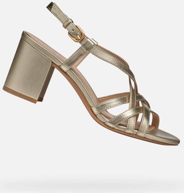 GEOX VIRNILISA 65 S DAMES Sandalen LICHT GOUD