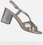 GEOX VIRNILISA 65 S DAMES Sandalen ZILVERKLEUR - Thumbnail 1