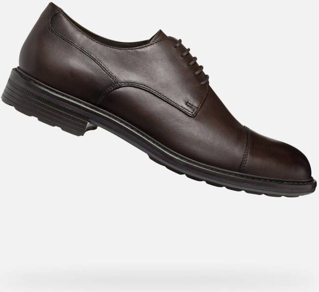 GEOX WALK PLEASURE HEREN Veterschoenen KOFFIEKLEUR