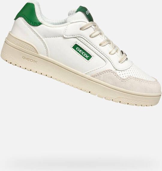 GEOX J55LQD Lage schoenenJongensKindersneakers Wit beige