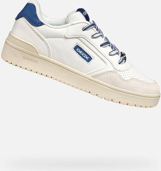 GEOX WASHIBA JONGENS Sneakers WIT MARINEBLAUW