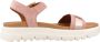 Geox Comfortabele platte sandalen voor vrouwen Pink Dames - Thumbnail 4