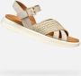 GEOX XAND 2S DAMES Sandalen LICHTE TAUPEKLEUR - Thumbnail 2
