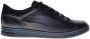 GEOX Zwart Nappa Sneaker - Thumbnail 1