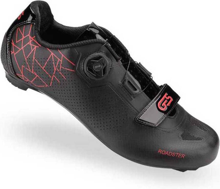 GES Roadster 2 Racefiets Schoenen Red Black Heren