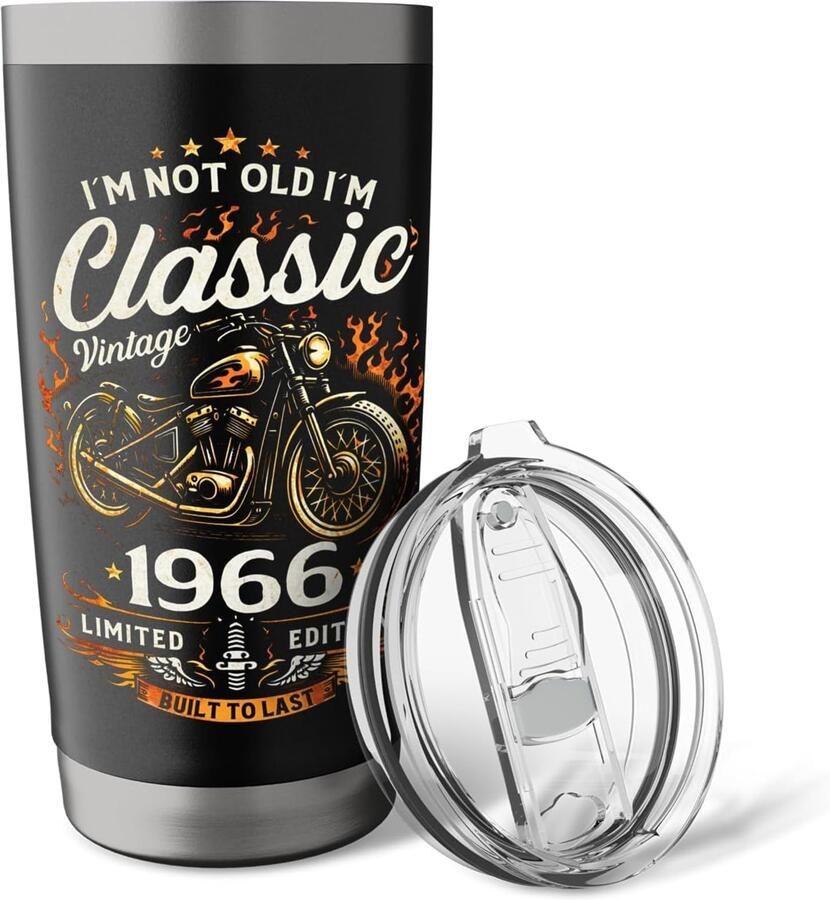 Geschenk voor motorrijder 60e verjaardag