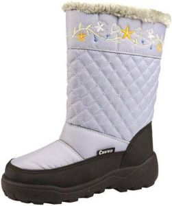 Gevavi Chuva en snowboot grijs met bloemetjes