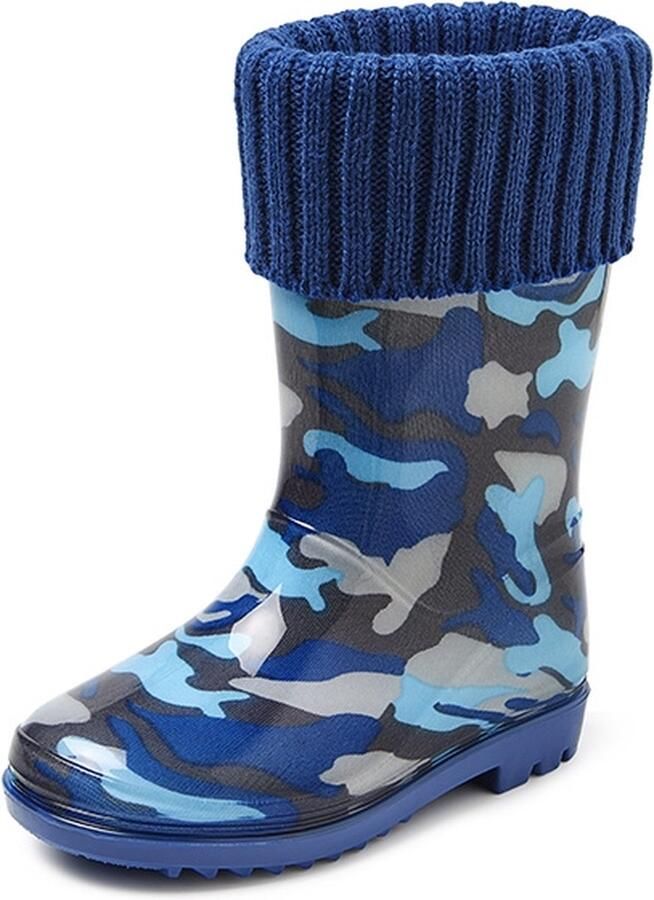 Gevavi Boots Finn gevoerde kinderlaars blauw