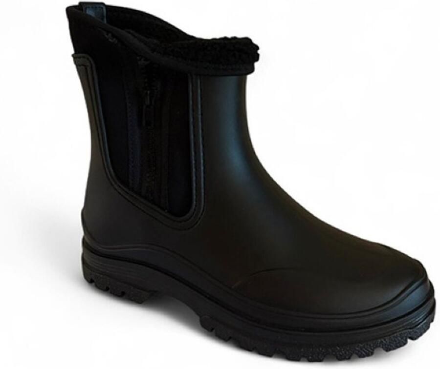 Gevavi Boots Jara dameslaars pv neopreen met rits gevoerd zwart