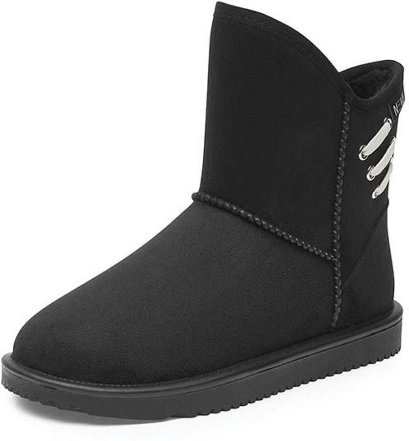 Gevavi Dameslaars Neva 02 Gevoerd Zwart Laarzen