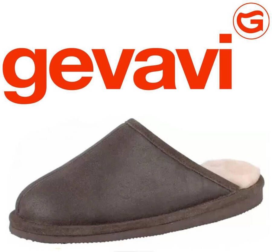 Gevavi GV02 Stora Chestnut Pantoffels