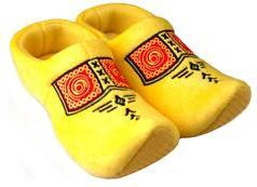 Nijhuis klomppantoffel geel boeren bies - Foto 2