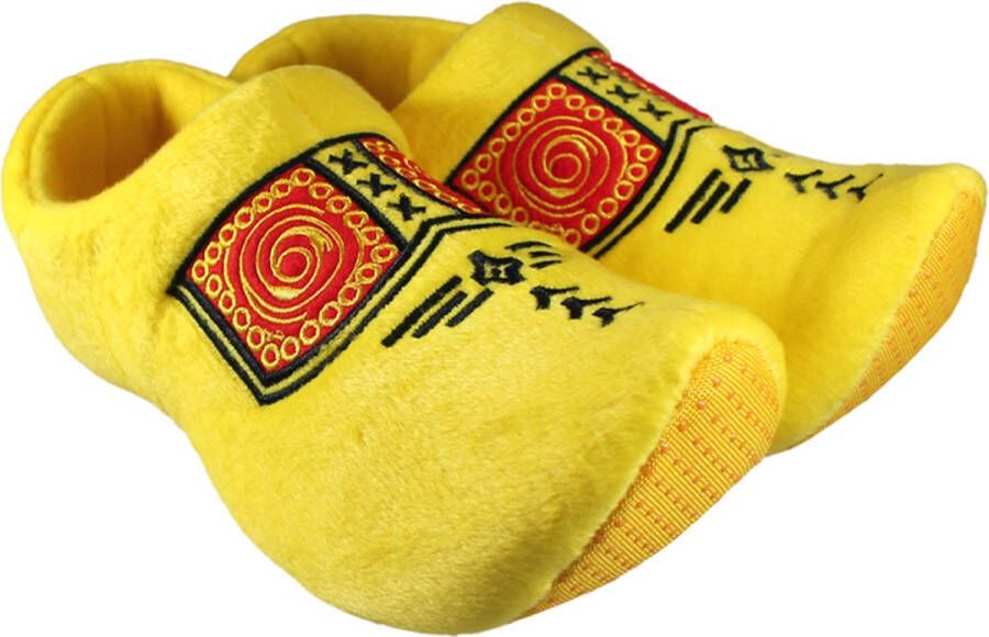 Nijhuis klomppantoffel geel boeren bies - Foto 3