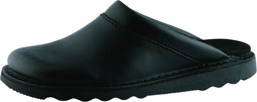 Gevavi Leren herenmuil 2165 Zwart - Foto 4