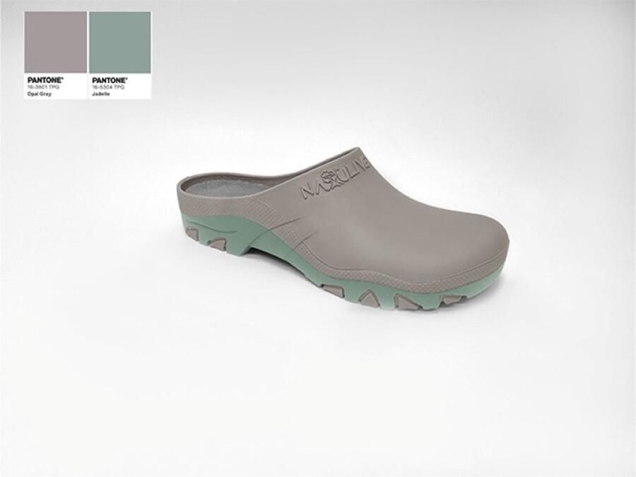 Gevavi Natulive tuinklompen dames tuinklompen grijs groen