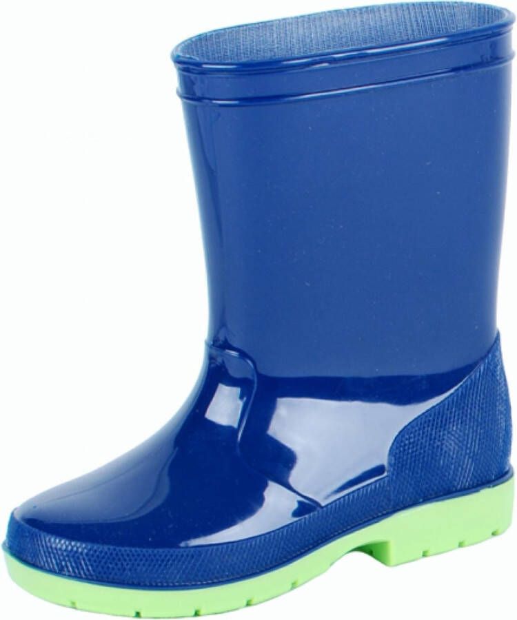 Chuva Regenlaarzen Donkerblauwe PVC Kinderregenlaars Luca