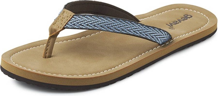 Gevavi Teenslipper Bora blauw dames