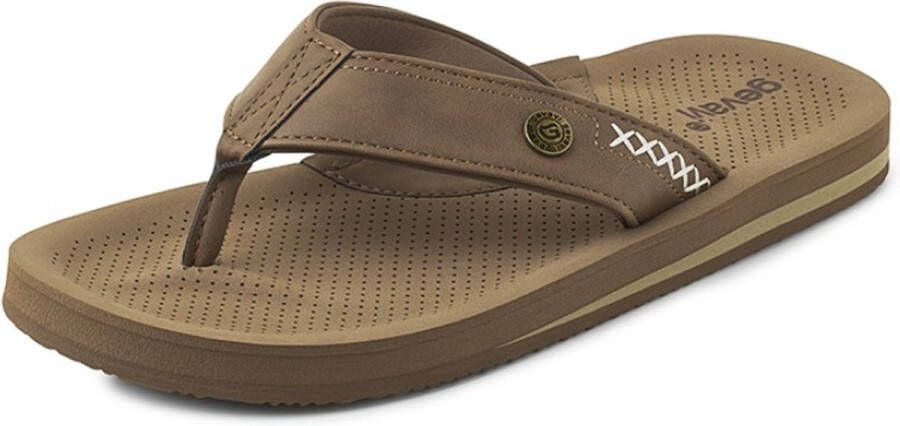Gevavi Timor teenslipper bruin - Foto 1