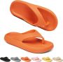 Geweo -Badslipppers-Slippers Heren Dames-Antislip Zachte Zomer Teenslippers-Oranje - Thumbnail 1