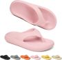 Geweo -Badslipppers-Slippers Heren Dames-Antislip Zachte Zomer Teenslippers-roze - Thumbnail 1