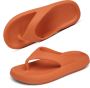 Geweo -Badslipppers-Slippers Heren Dames-Antislip Zachte Zomer Teenslippers-Oranje - Thumbnail 2