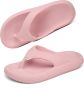 Geweo -Badslipppers-Slippers Heren Dames-Antislip Zachte Zomer Teenslippers-Roze - Thumbnail 2